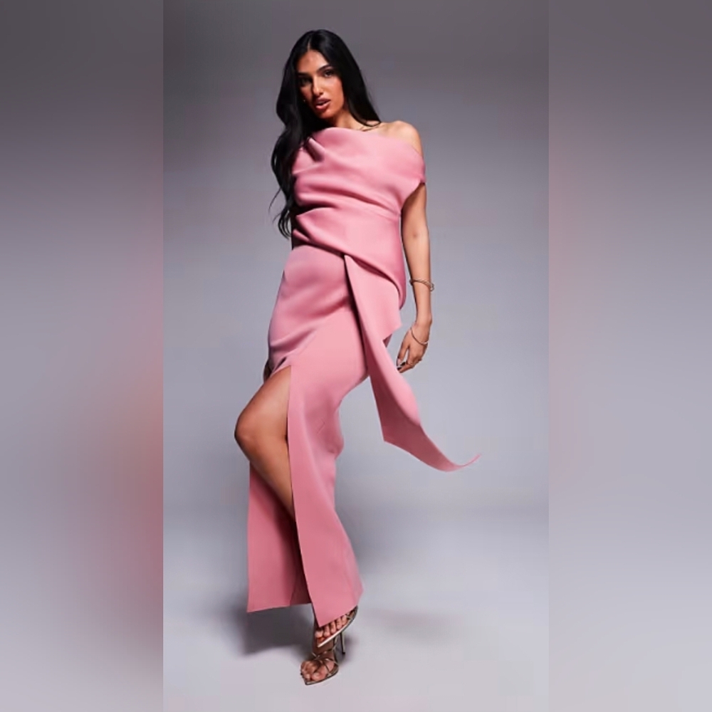 ASOS Asymmetrical Pink Dress